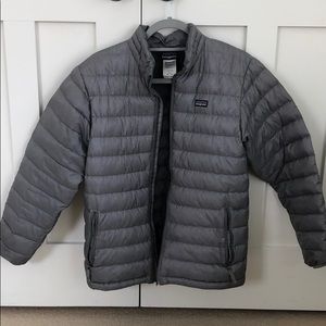 Gray Patagonia Puffer Jacket